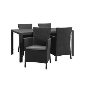 Le Sud Tuinset Savoie Iowa - antraciet - 5-delig - 160 cm