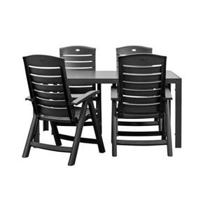 Le Sud Tuinset Savoie Florion - antraciet - 5-delig - 160 cm