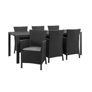 Le Sud Tuinset Savoie Iowa - antraciet - 7-delig - 215 cm