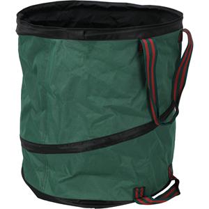 Pro Garden Progarden pop-up tuinafvalzak - opvouwbaar - rond - groen - 165 liter - bladeren opruimen -