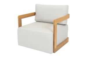 Bon Dia Loungestoel Bilbao Savane Grey Teak