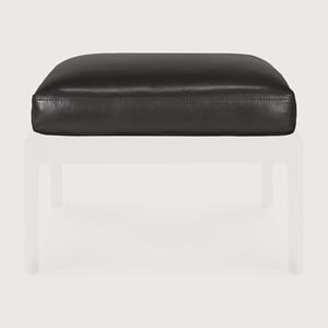 Ethnicraft Zitkussen Jack t.b.v. Hocker Jack, Leder - Zwart