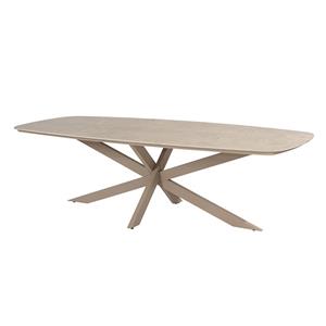 4 Seasons Outdoor Low Dining Tuintafel Nevada Keramiek Latte 250 x 105 cm