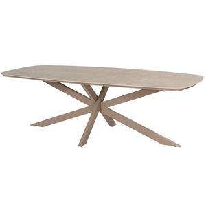 Taste by 4 Seasons Tuintafel Prado Latte Keramiek - Barrel Shape 240 x 105 cm