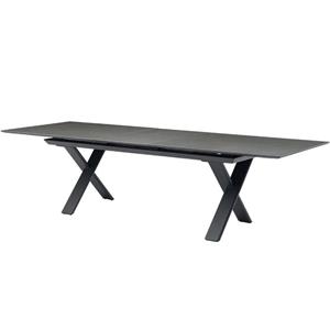 Relax Uitschuiftafel Avignon Keramiek Grey - Charcoal 240/300 x 100 cm
