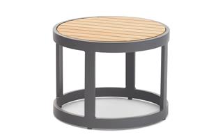 Relax Bijzettafel Tavira Ø43,5 cm Teak-Charcoal