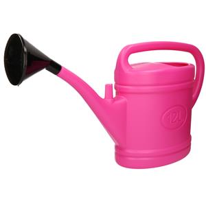 PlasticForte Gieter met broeskop - roze - 12 liter - kunststof - 70 x 19 x cm -