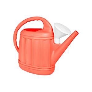 Hega Hogar Tuinplanten Gieter Eureka - kunststof - steenrood - voor buiten - met broeskop - 12 Liter -