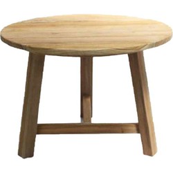 Van der leeden Teak table wood D70xH50cm - 