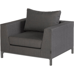 Woood - Outdoor WOOOD Sicilië Loungetoel Tuin - Aluminium - Stone Grey - 100x88x60