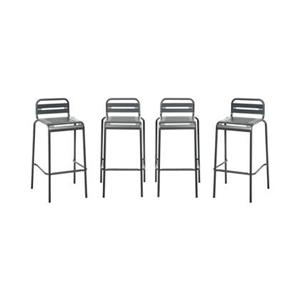 Sweeek  Stalen tuinstoel (set van 4)