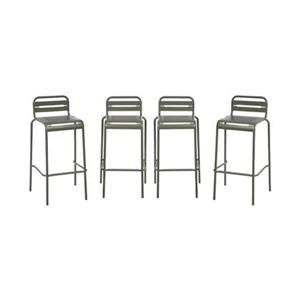 Sweeek  Stalen tuinstoel (set van 4)