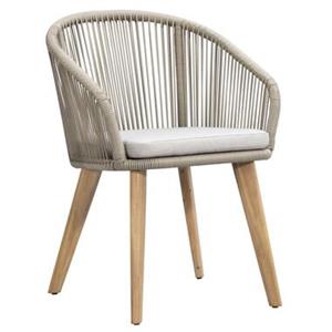 Le Sud Diningstoel Nant - wicker/acacia taupe - 86x61x60 cm