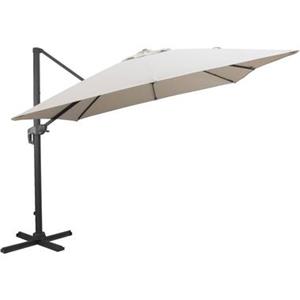 Leen Bakker Zweefparasol Iris - zand - 300x300 cm