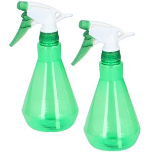Kinzo 3x stuks plantenspuiten groen 500 ml -