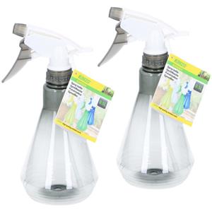 Kinzo 3x stuks plantenspuiten zwart 500 ml -