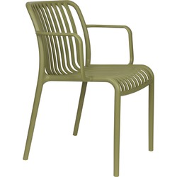 Housecraft Living Mante Tuinstoelen Groen - Set van 4