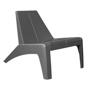 NATERIAL Tuinstoel Halios Donkergrijs 67x89,5x67,7cm