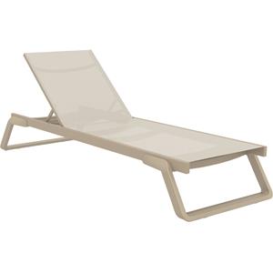 Siesta Ligstoel Tropic; 210x72x31 cm (LxBxH); taupe