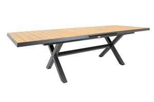 Relax Uitschuiftafel Orlando Teak 200/264 x 100 cm