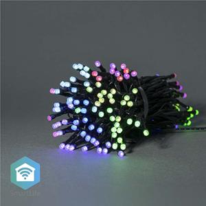 Nedis Lichtketting Binnen/buiten Energielabel: G (A - G) 168 LED RGB