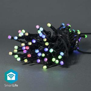 Nedis Lichtketting Binnen/buiten Energielabel: G (A - G) 42 LED RGB