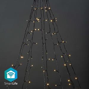 Nedis Lichtketting Binnen/buiten Energielabel: G (A - G) 200 LED Warmwit