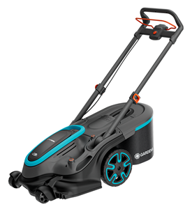 GARDENA PowerMax Duo 46/36V P4A Ready-To-Use-Set Accu-grasmaaier Accu Incl. 2 accus, Incl. oplader, Met graskam, Instelbare maaihoogte Snijbreedte max. 46 cm