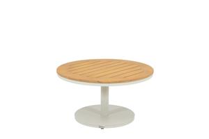 Relax Bijzettafel Bonaire Teak Champagne Ø70 cm