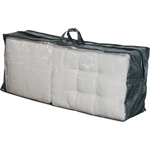 Lesli Living Tuinmeubelhoes grijs/groen voor 4 stoelkussens 130 x 50 cm -
