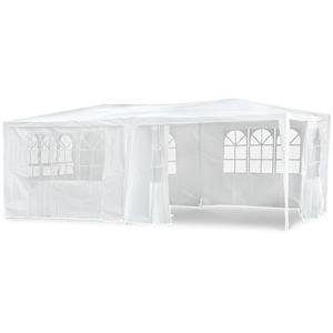 Partytent XL met zijwanden - wit