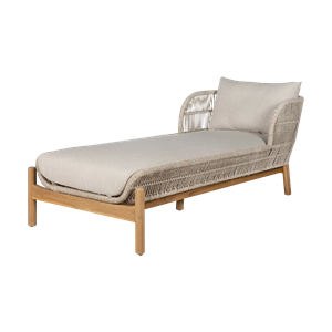 Artichok Teresa tuin loungestoel beige - met zitkussens