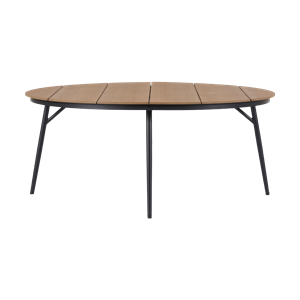 Lisomme Soy ronde tuintafel polywood bruin - Ø 178 cm