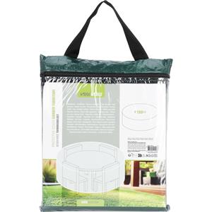 Pro Garden Tuintafel meubelhoes - donker groen - kunststof - 165 x 115 x H80 cm - waterafstotend - rechthoekig -