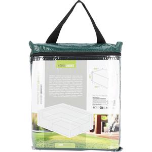 Pro Garden Lounge set hoes - donkergroen - Kunststof - 300 x 200 x 80 cm - Waterafstotend - Met rits -