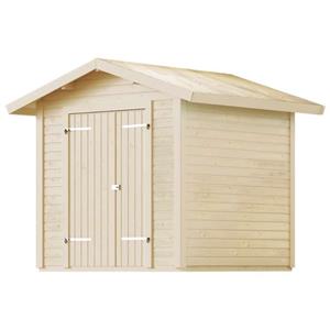 Plus Danmark Tuinhuis dubbele deur 5 m2 onbehandeld 220 x 229 x 250 cm