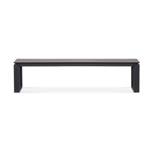 Lisomme Abel tuinbank zwart - 180 x 43 cm