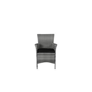 Fjôrd  Tuinstoel Grijs - PE Rotan - Knick - Set van 2