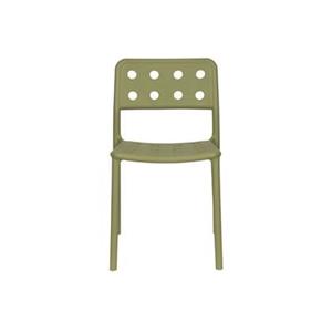 Giga Meubel  Tuinstoel Groen - 53x46x80cm - Serra - Set van 4