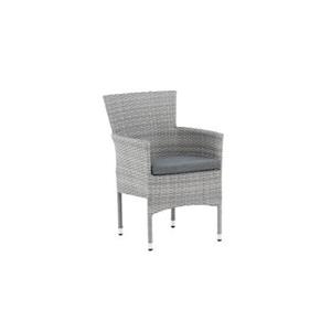 Fjôrd  Tuinstoel Grijs - Wicker - Malina - Set van 2