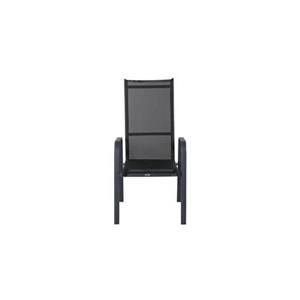 Fjôrd  Tuinstoel Zwart - Copacabana - Set van 2