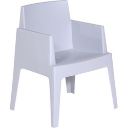 Garden impressions Box tuinstoel zilvergrijs - 
