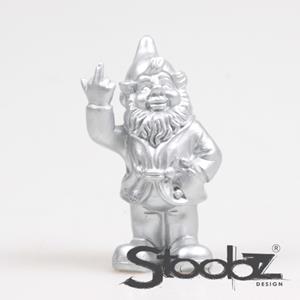 Stoobz Kabouter F*ck You Zilver 10cm