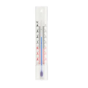TFA Dostmann TFA Raam Thermometer - analoog - kunststof - wit - 14 cm - binnen en buiten -