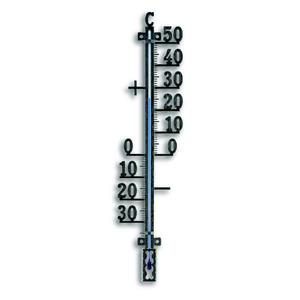 TFA Dostmann TFA Buiten Thermometer - analoog - metaal - zwart - x 10 cm -