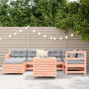 vidaXL 7-delige Loungeset massief douglas vurenhout