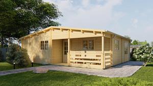 Van Kooten Tuin en Buitenleven Blokhut Azores 941x848 cm - Red class wood geïmpregneerd