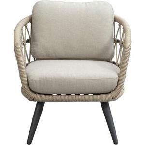 Leen Bakker Loungestoel Dakota - zand - 72,5x74x79 cm
