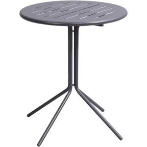 Leen Bakker Bistrotafel Vence - antraciet - 70xØ60 cm