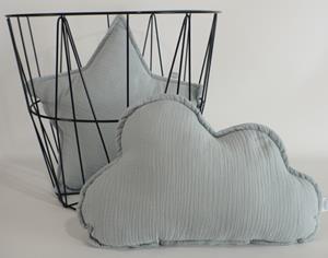 Betulli Sierkussens Wolk en Ster Grijs (2-stuks)